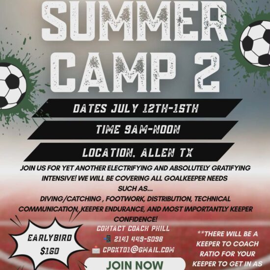 EARLYBIRD - SUMMER II Keeper Camp + LIMITED EDITION CAMP TEE